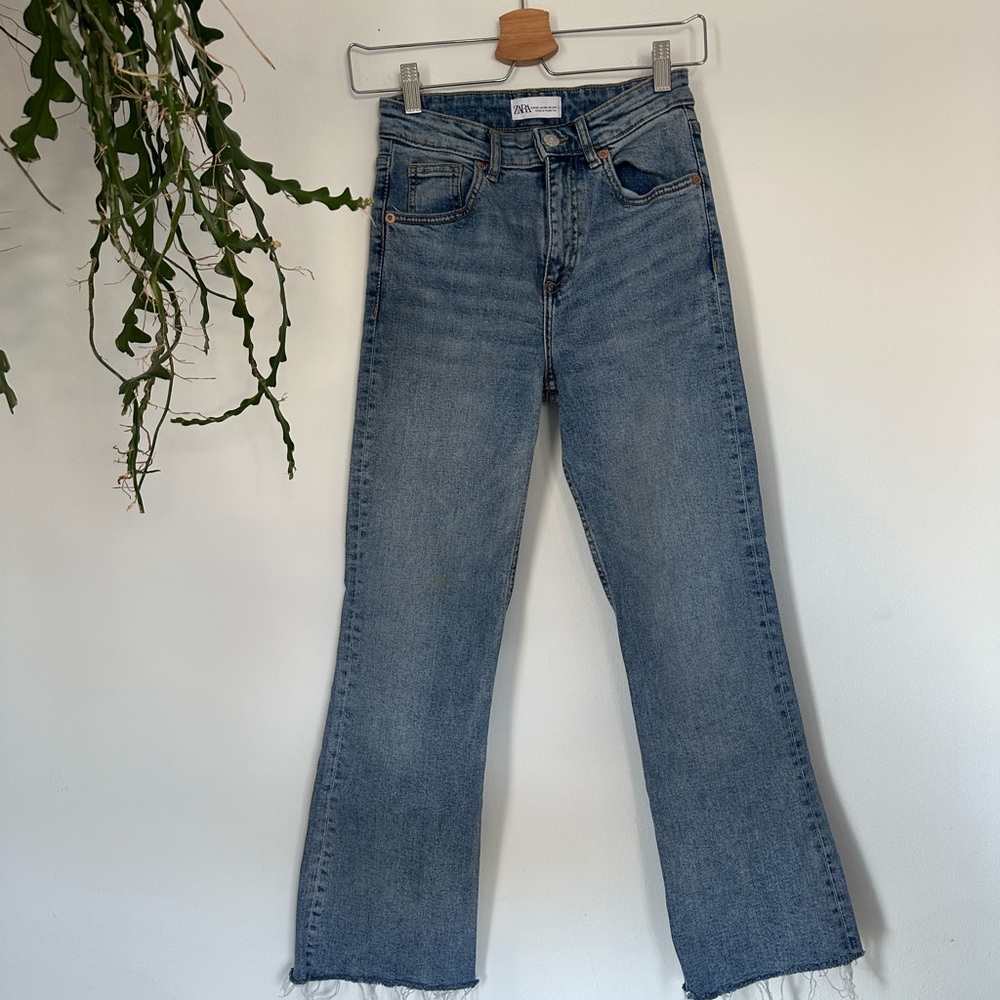 Zara kick flare jeans
